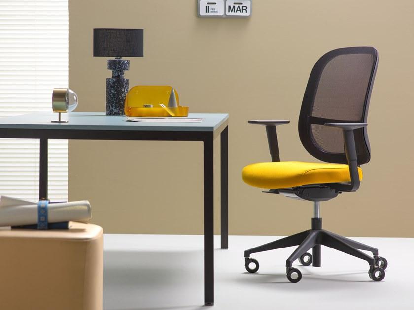 Quinti Sedute Кресло руководителя вращающееся с 5-ю спицами и подлокотниками Delta up sun-id-1410726 - Вид №5