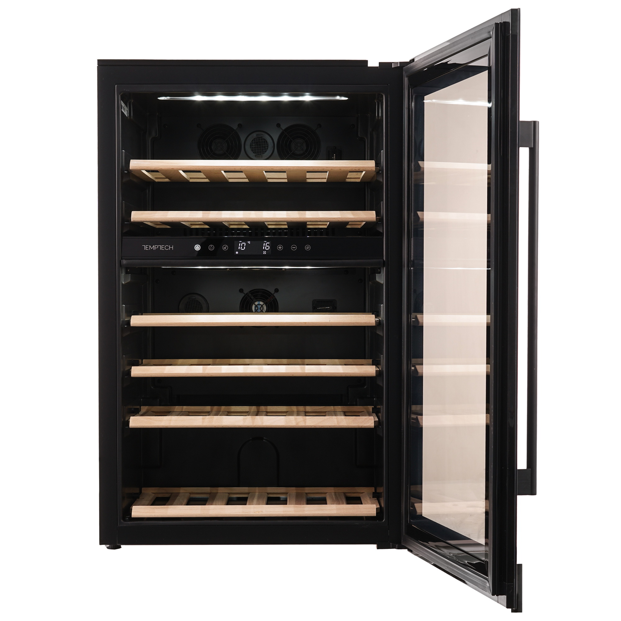 9973848 Винный шкаф Temptech OZ90DB черный STDN-0111551 - Вид №2