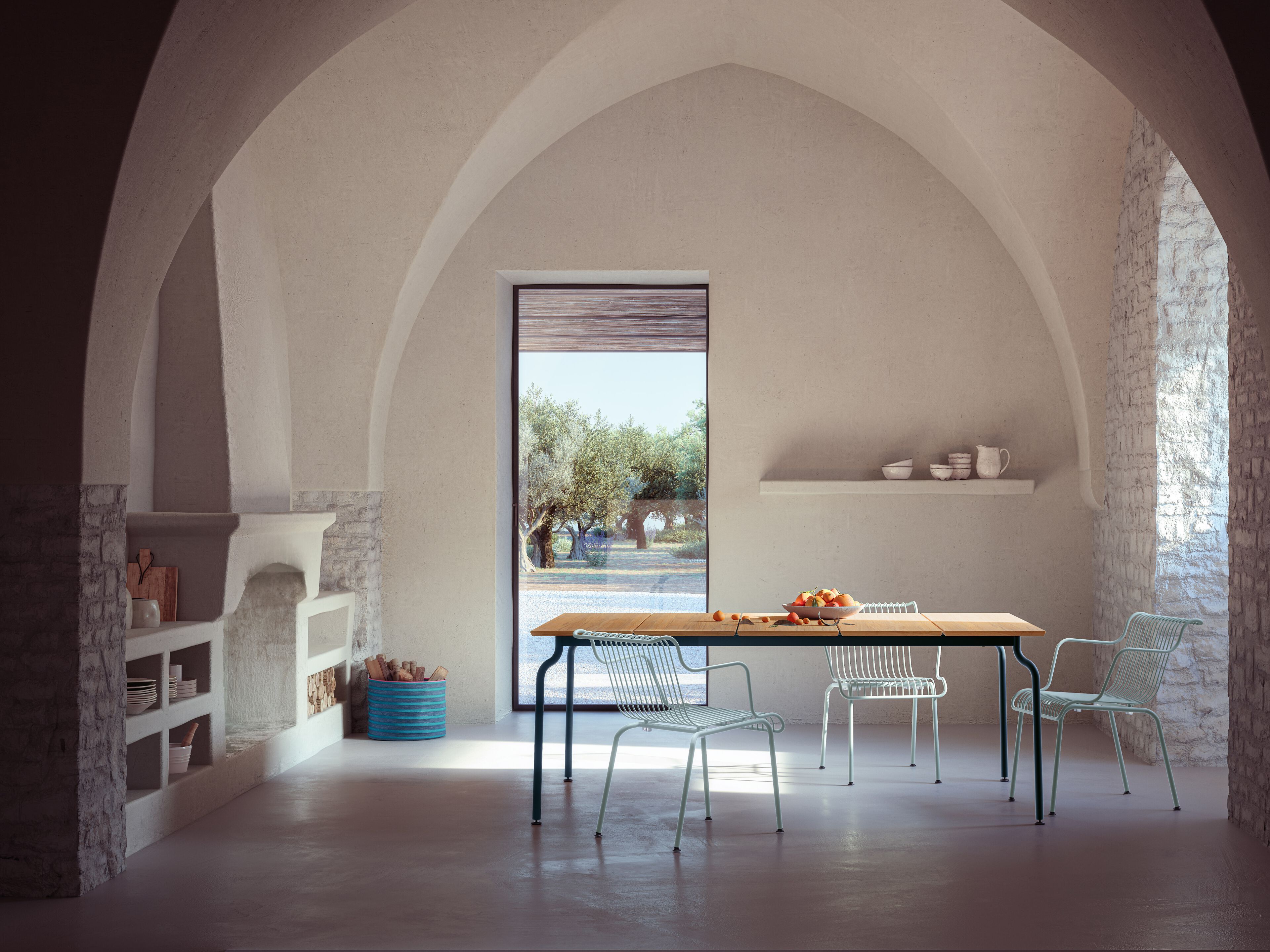 Прямоугольный стол из тикового дерева Magis Юг ARCH-00017282