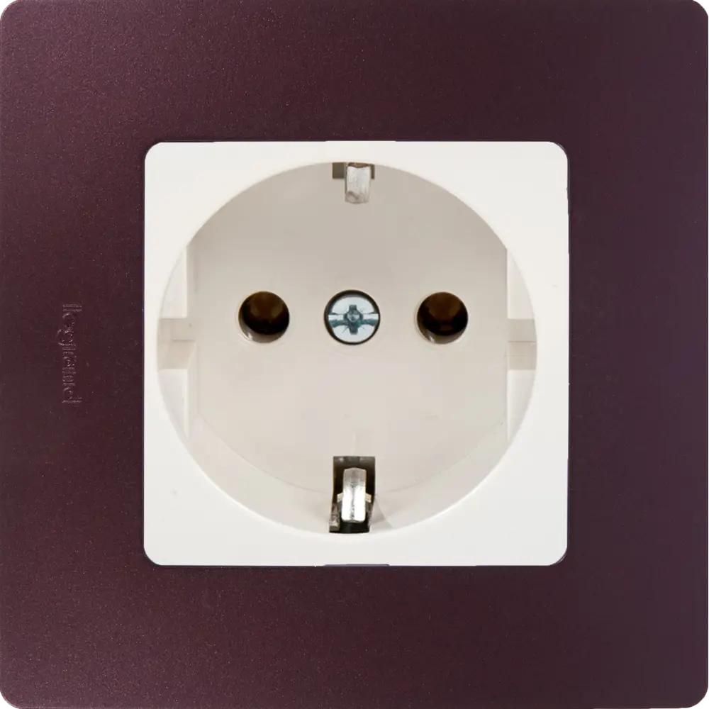 Рамка для розеток и выключателей Legrand Etika 1 пост, цвет слива 17356661 STLM-2105082 - Вид №2