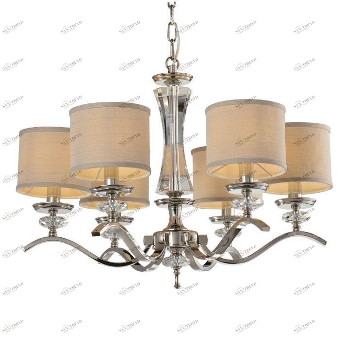 Подвесная люстра Omnilux Cavalese OML-87703-06 OMNILUX ДИЗАЙНЕРСКИЕ, CAVALESE 279716 Бежевый 