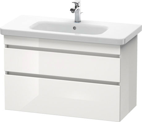 DS648203131 Тумбочка подвесная DuraStyle #DS6482 930 x 448 мм Сосна серебристая, декор Duravit - Вид №2