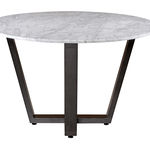 HT341Marble Уимблдонский круглый стол с каменной столешницей ijlbrown  - Вид №3