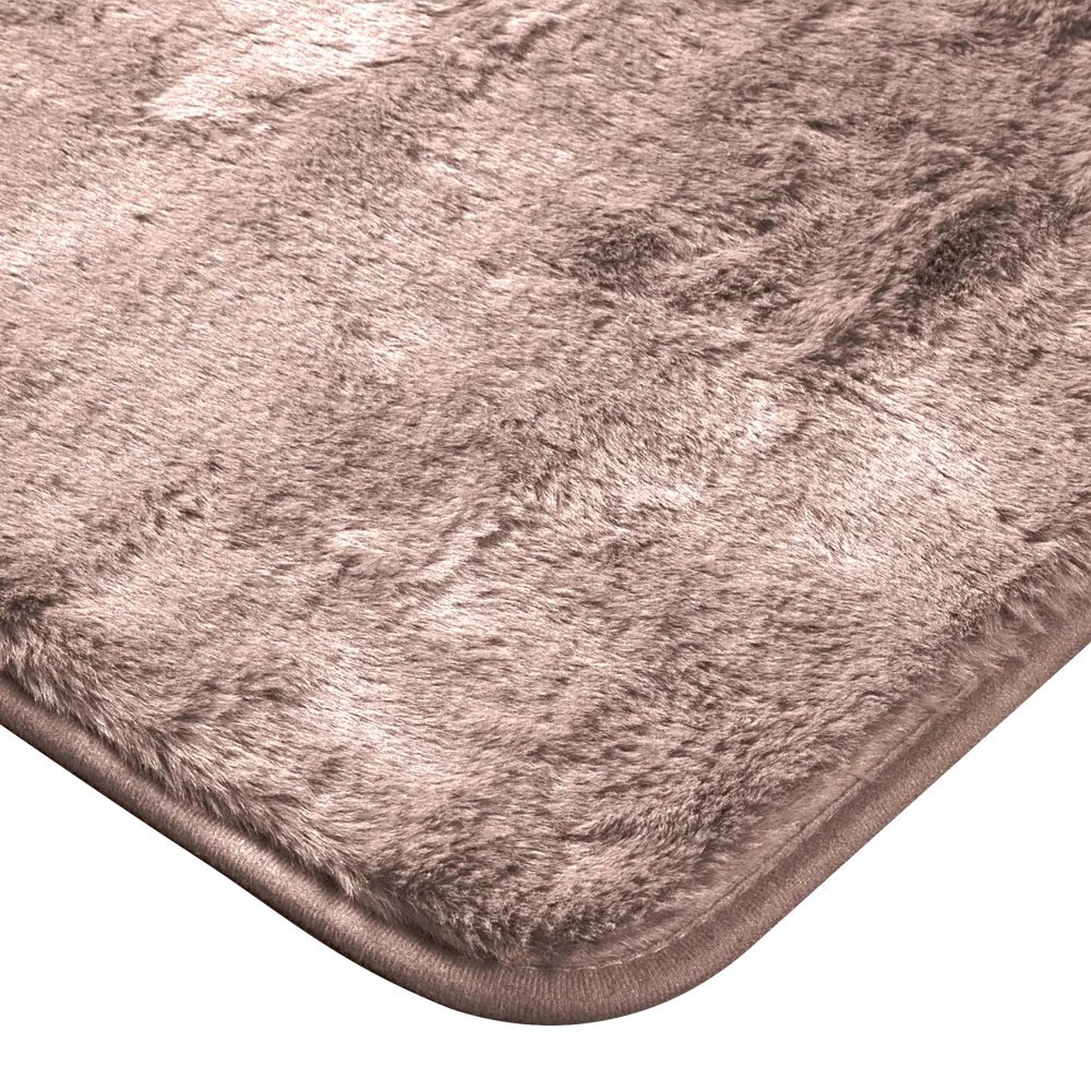 Коврик для ванной SWENSA Swanny Fossil - комфорт и безопасность в серо-розовых тонах 89364693 STLM-1406010 - Вид №1
