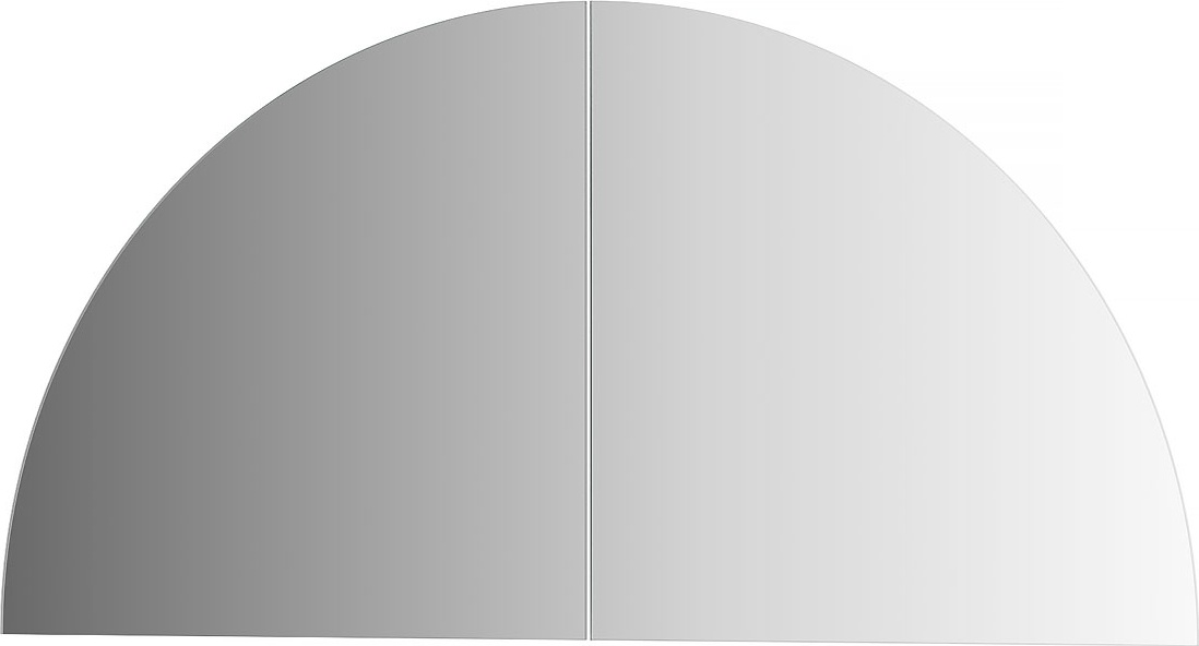 BY 1420 Зеркальная плитка со шлифованной кромкой - комплект 2 шт EVOFORM Reflective