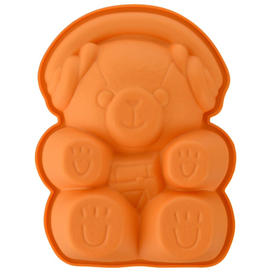 20.803.64.0060 Форма для приготовления пирожного teddy bear 12,5 х 16 см силиконовая Silikomart 