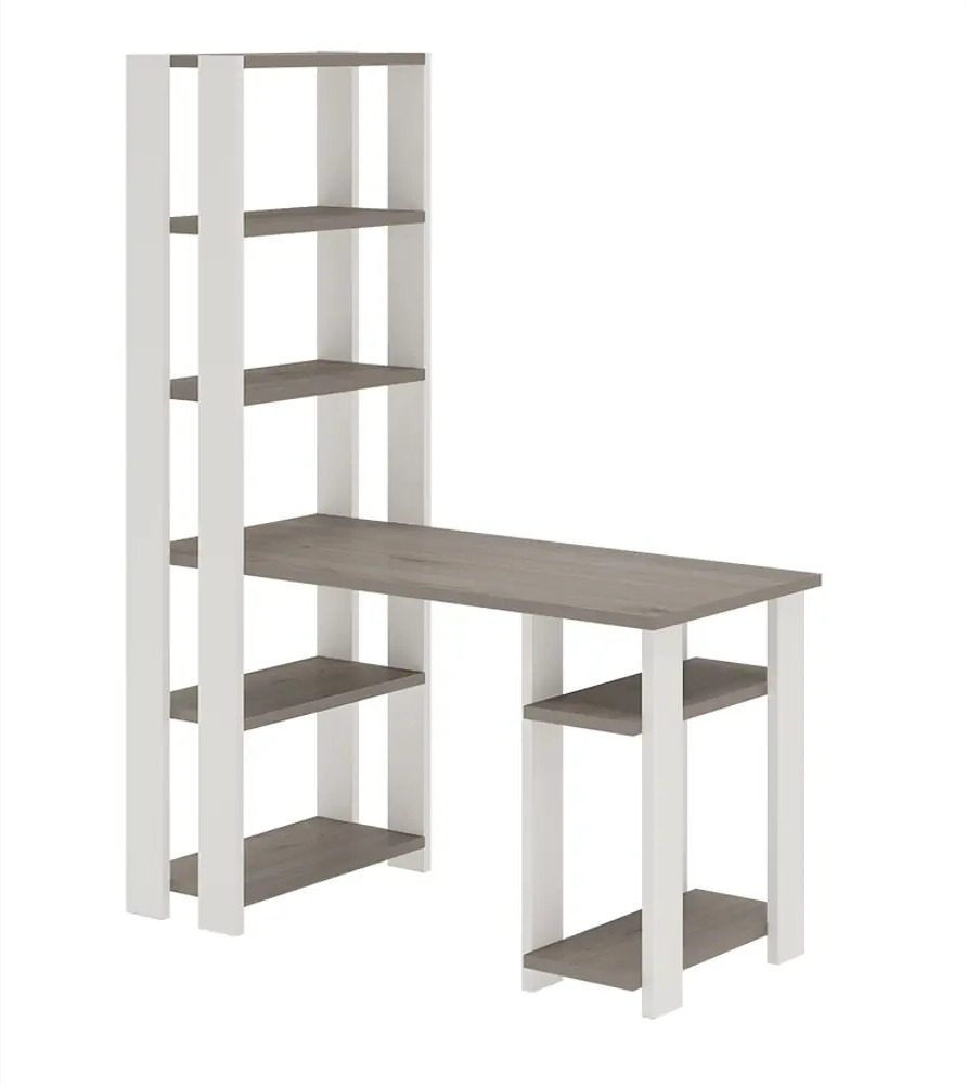 90986171 Компьютерный стол Мэрдэс СТН-180/120 БЕН 120x180x65 см ЛДСП цвет белый STLM-1077362