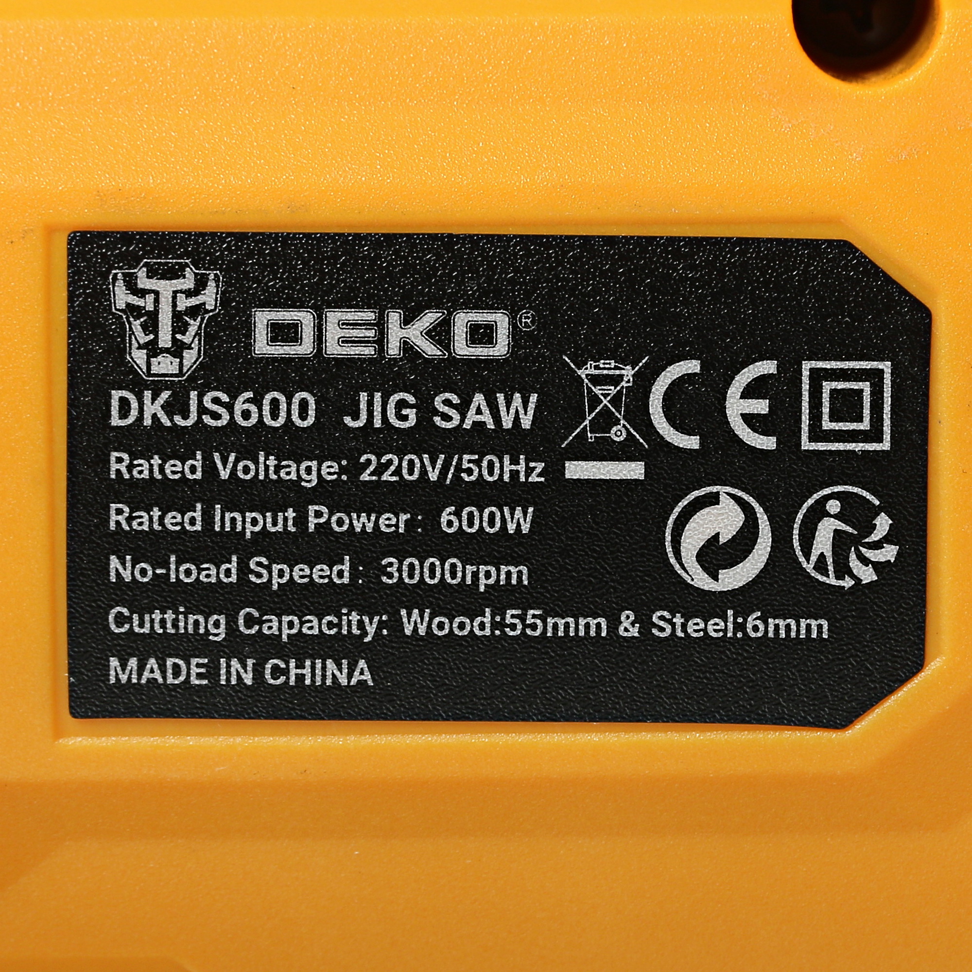 Электрический лобзик DEKO DKJS600 5079714 STDN-0121013 - Вид №4