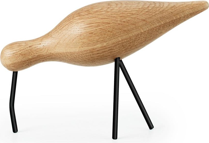 100159 Large Oak Black Normann Copenhagen Shorebird 