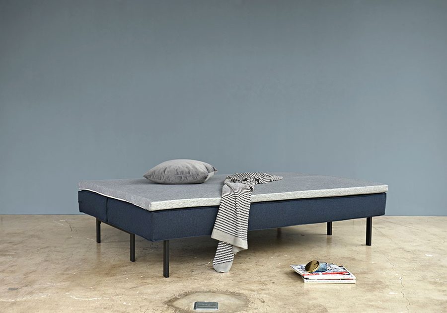 Диван SLY с подушками и черными ножками, синий Innovation Living SLY528 - Вид №3