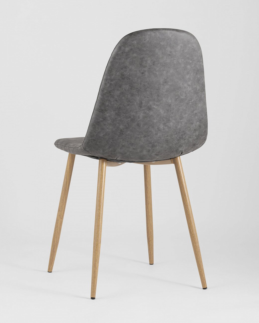 Стул со спинкой серый из экокожи "Валенсия" STOOL GROUP ДИЗАЙНЕРСКИЕ, ИНТЕРЬЕРНЫЕ 00-3946167 Серый  - Вид №5