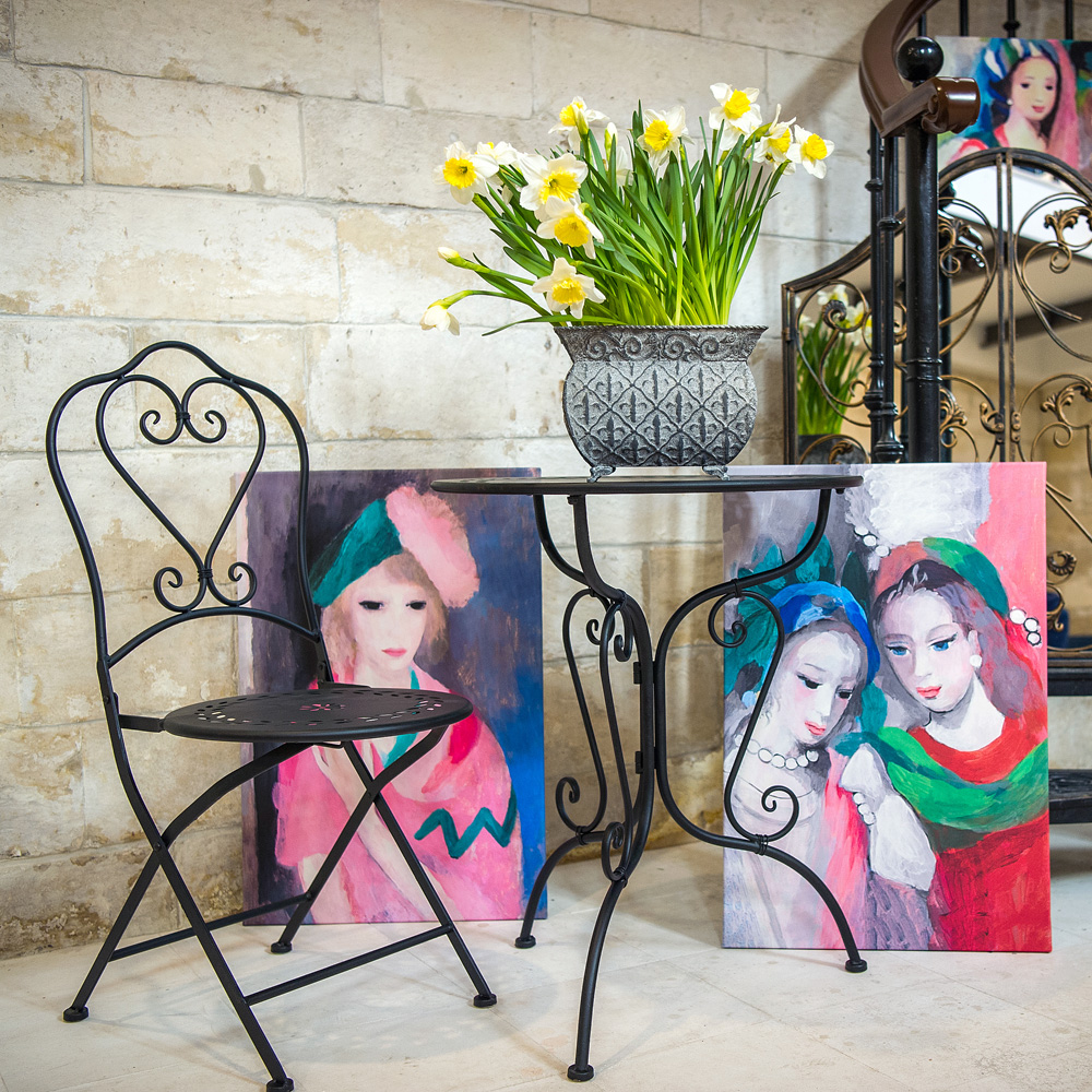 Столик кофейный черный антик "Жарден" BYOBJECT  130189 Черный Object Desire  - Вид №1