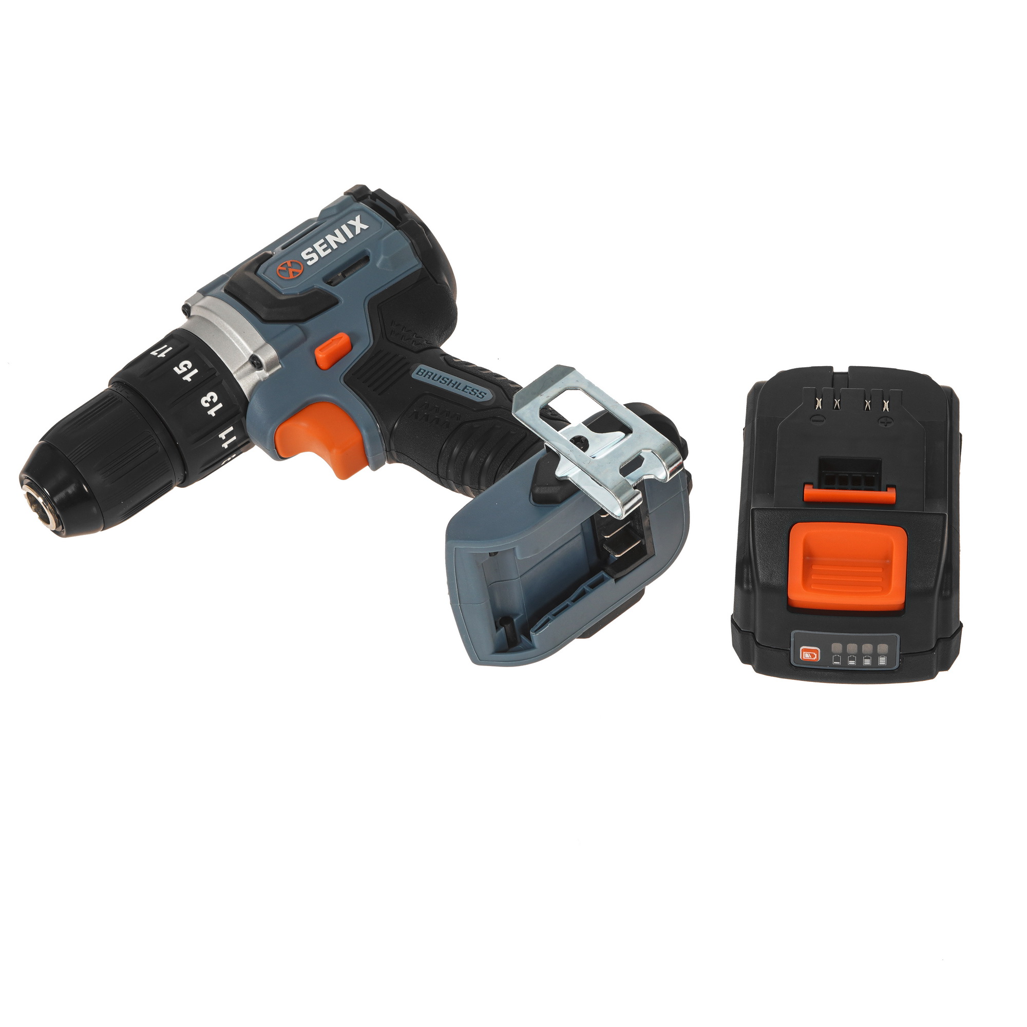 Дрель-шуруповерт SENIX PDDX2-M2-EUSET 20 Volt Max X2 9067908 STDN-0022502 - Вид №6