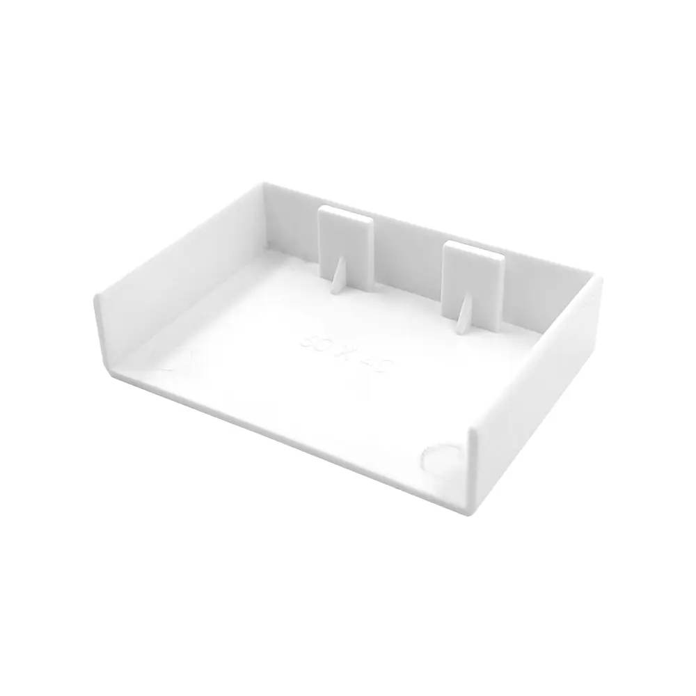 Заглушка для кабель-канала Lexman 40x60 мм цвет белый 2 шт STLM-2167051 - Вид №1