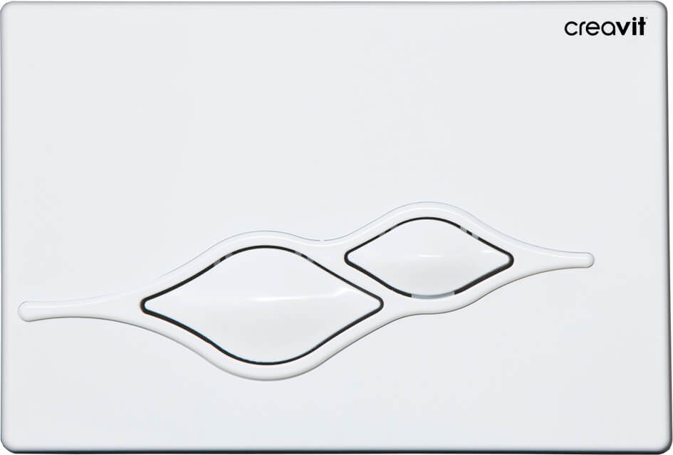 GP1001.00 Кнопка для инсталляции UFO белая Creavit  - Вид №1