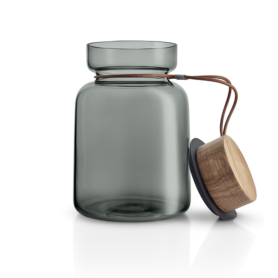 Банка с дубовой крышкой 1,5 л серая Silhouette EVA SOLO  00-3872314 Бежевый;серый  - Вид №3