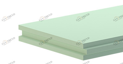 Пазогребневая плита Гипсополимер 667х500х80мм полнотелая влагостойкая 7200