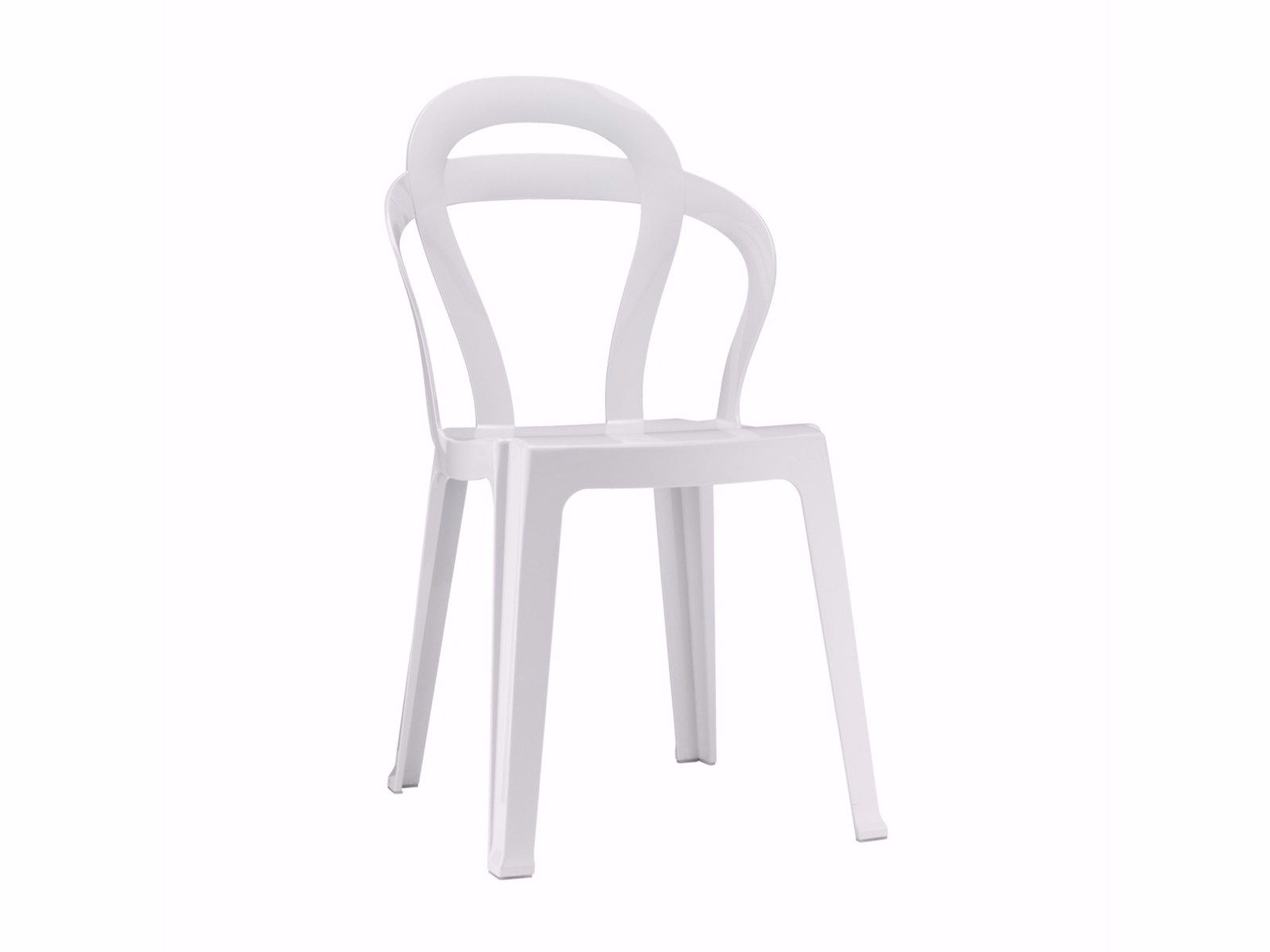 Штабелируемый стул из поликарбоната с подлокотниками S-CAB TITÌ ARCH-00094995 - Вид №1