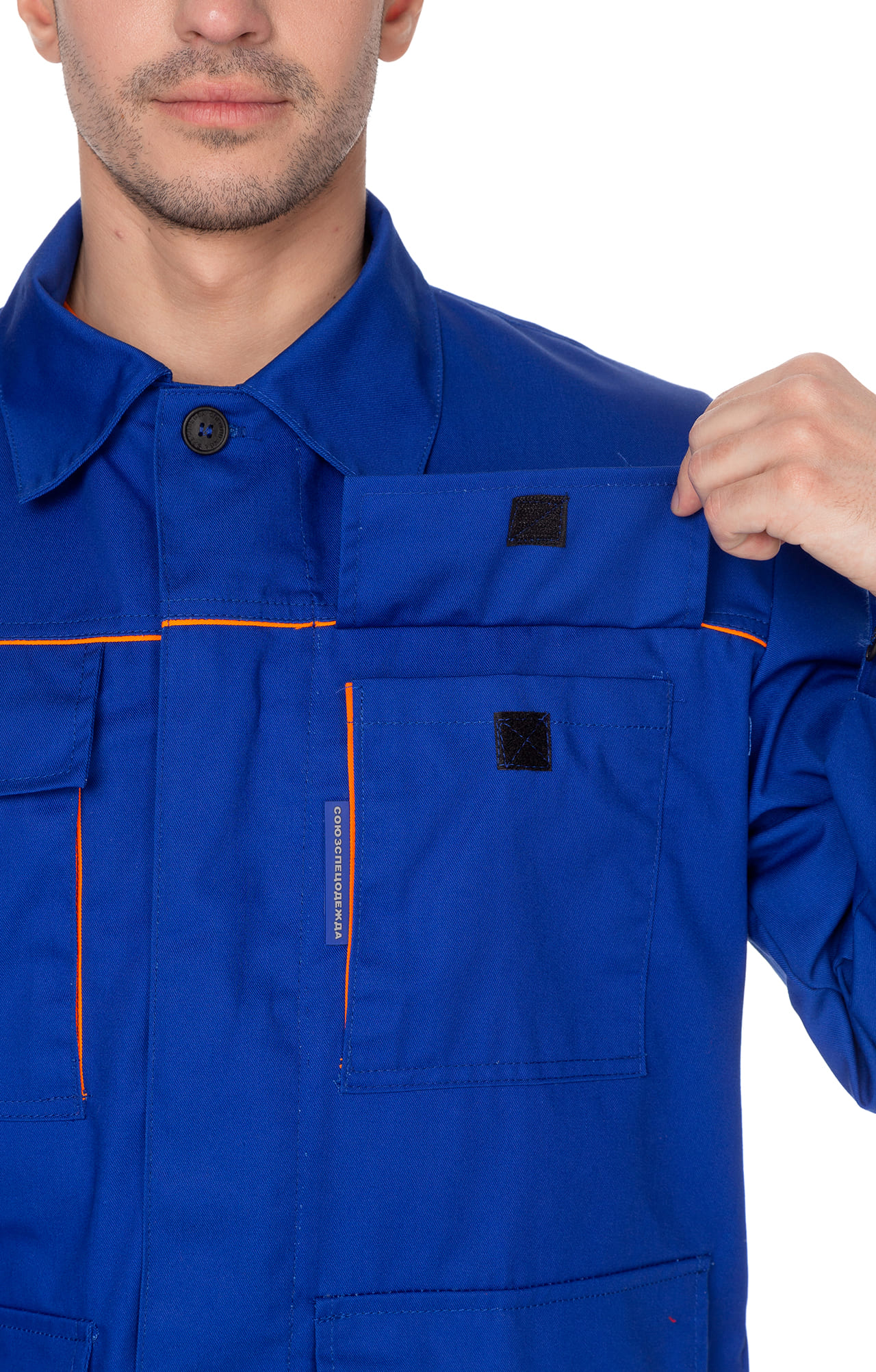 65477 Костюм "Эксперт-2" василек  Летняя спецодежда  размер 48-50/170-176  - Вид №17