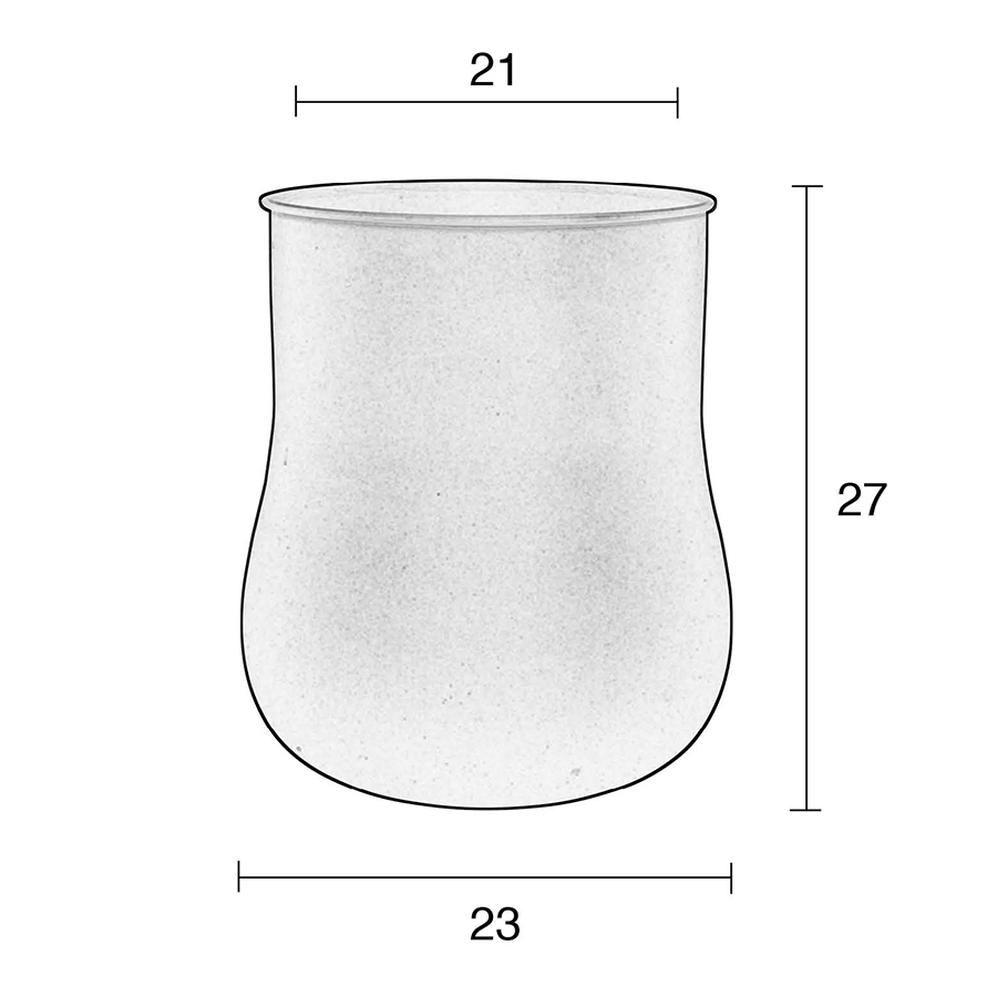 Ваза Blob XL белая Zuiver 8200020 - Вид №4