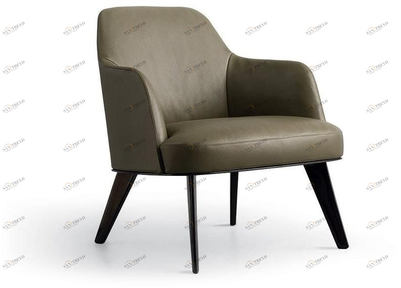 Poliform Кожаное кресло с подлокотниками Jane sun-id-1472178