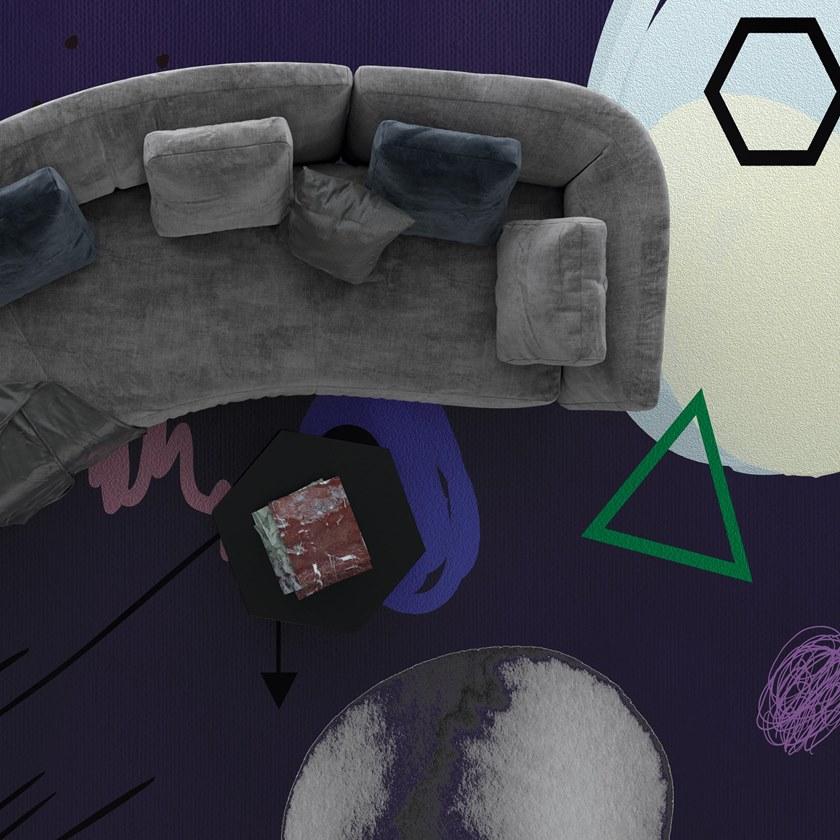 YO2 Прямоугольный коврик из полиамида с рисунком Lack methods sun-id-1347952 - Вид №1