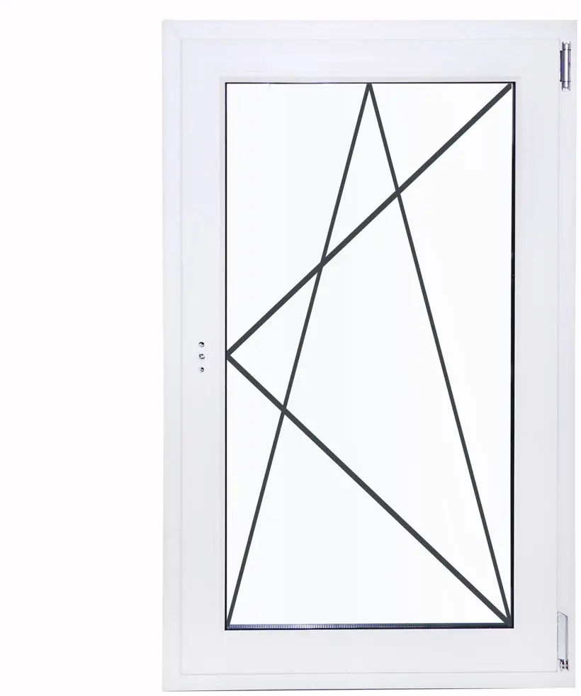 Пластиковое окно VEKA правое одностворчатое с поворотно-откидным механизмом 83117321