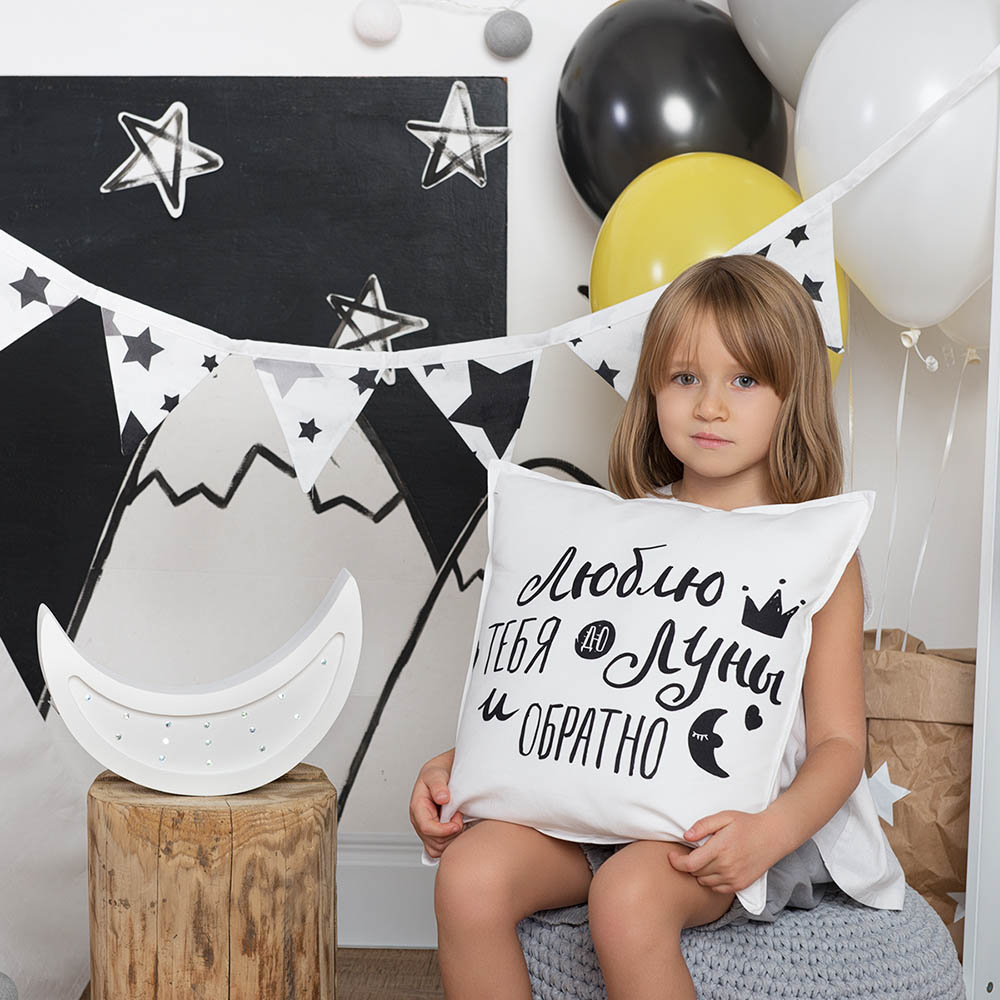 Наволочка Люблю Тебя VAMVIGVAM  281799 Белый;черный Santreyd  - Вид №1