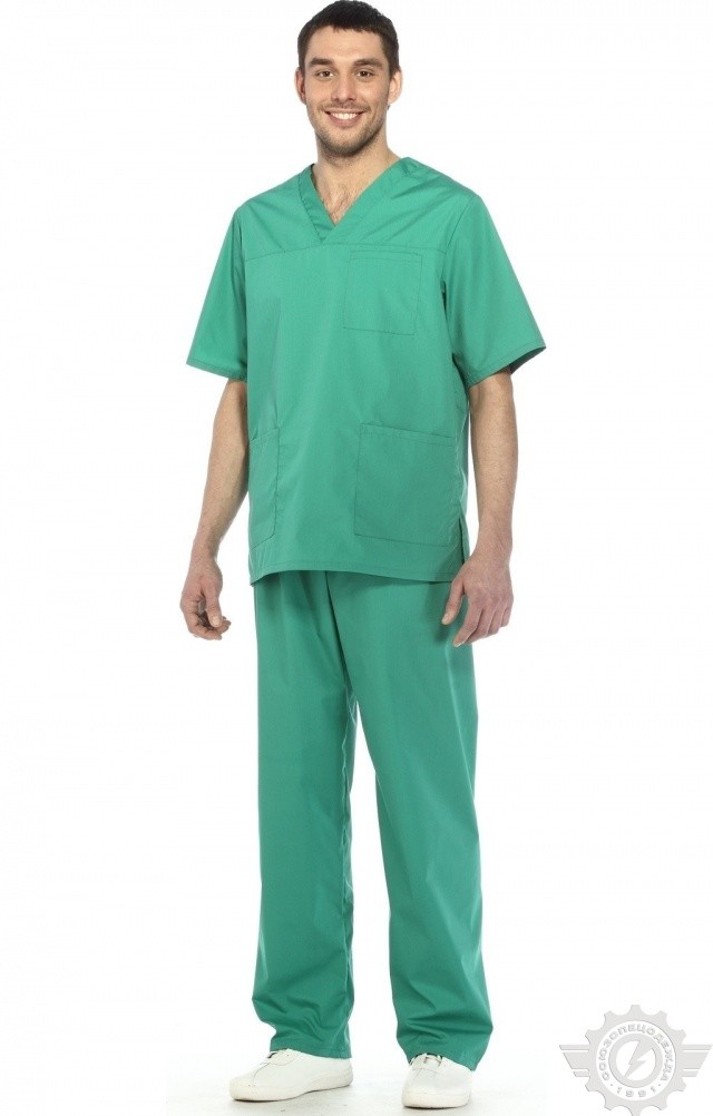 66146 Костюм "Спец" зеленый  Медицинская одежда  размер 44-46/170-176 Спецодежда  - Вид №5
