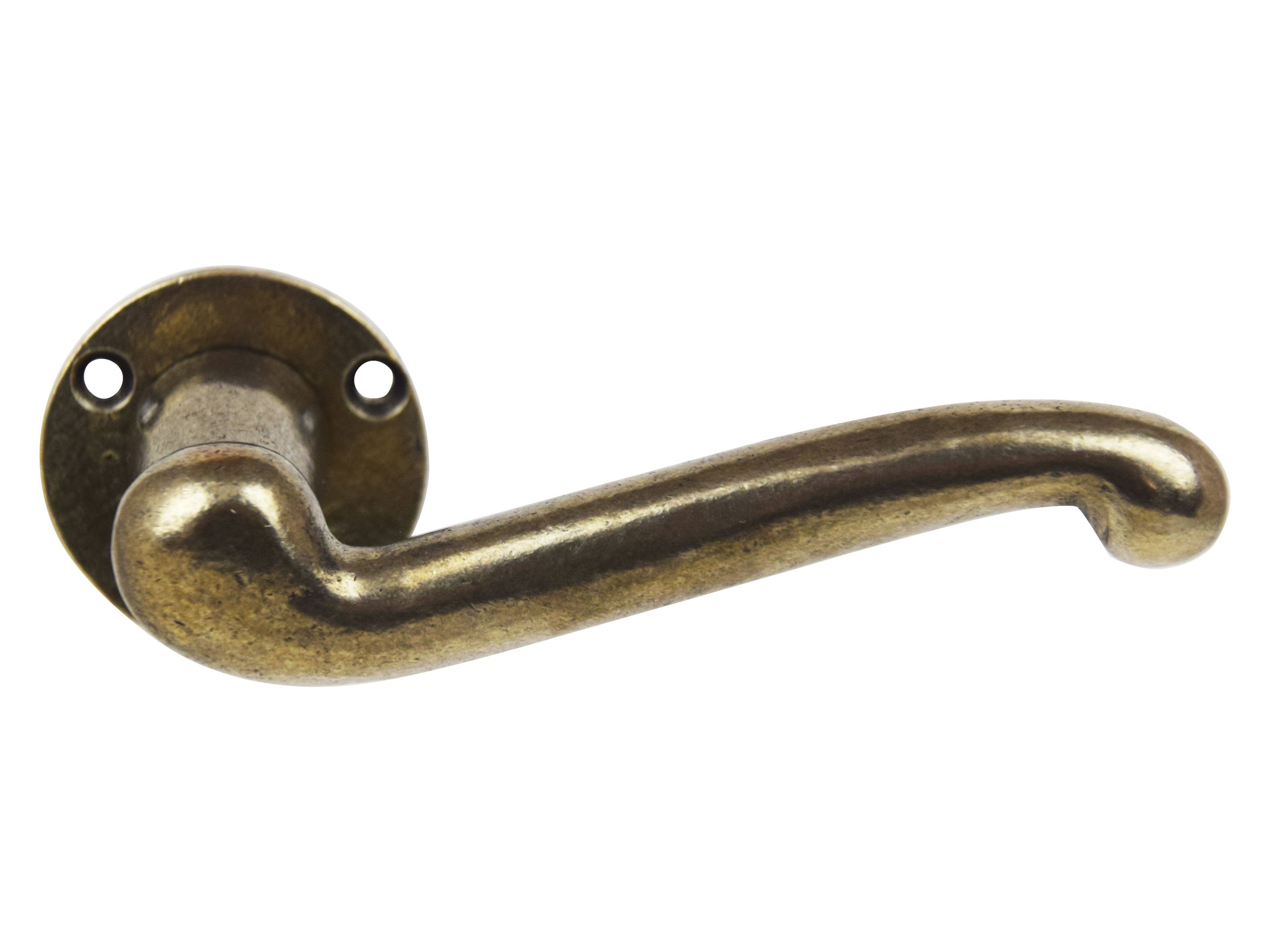 Бронзовая ручка на розетке GIARA ART DESIGN-BRONZE запятая ARCH-00023822 - Вид №4