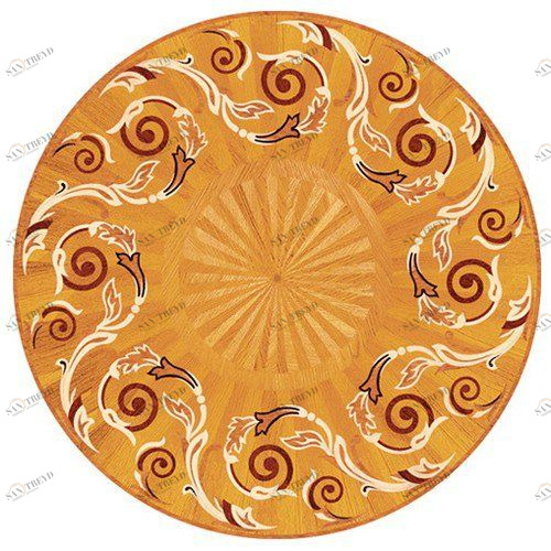 Художественный паркет Da Vinci Розетка 26-154 Дуб Селект (Гладкая) х1000диаметр мм 260090154