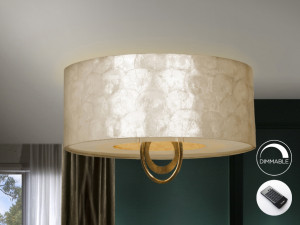 087206 Потолочный светильник 4L Ø55 золотой DIM Schuller Eden