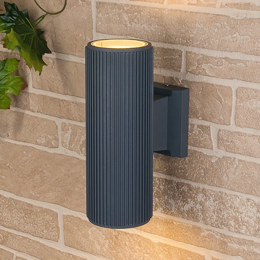 Настенный светильник уличный Elektrostandard "Techno" 1403, 2xE27x60 Вт, 26 см, цвет серый STLM-2161473 - Вид №7