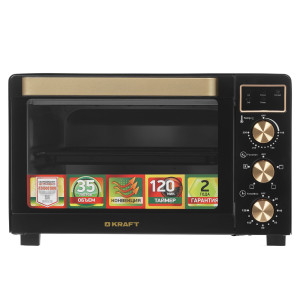 8108439 Мини-печь Kraft KF-MO 3506 KGLB черный