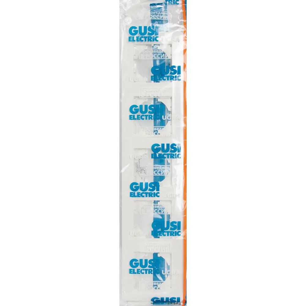 Рамка GUSI Electric Ugra для розеток и выключателей - 5 постов, белый глянец 83865079 STLM-0045247 - Вид №3