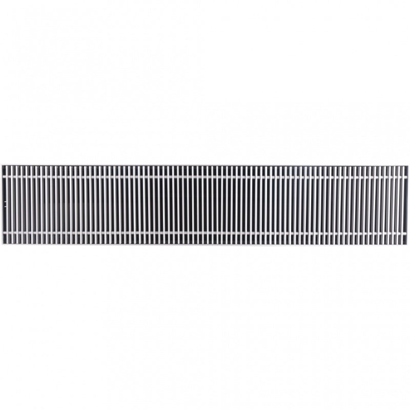 Конвектор внутрипольный STOUT SCN 110.240.2000 (Решётка роликовая, анодированный алюминий) SCN11001124200 - Вид №4