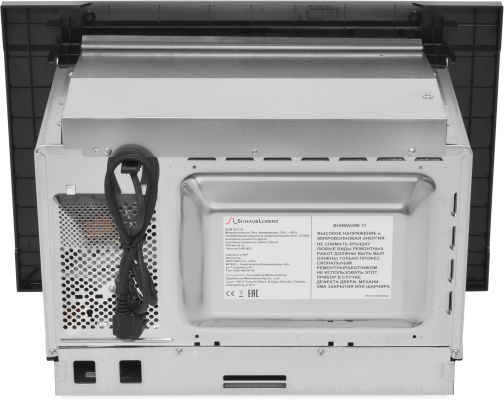 SLM EE21D 38.2х59.5х31.6 см, 800 вт, 20 л, гриль 1000вт, дисплей, таймер, 5 уровней мощности, электронное управление, нержавеющая сталь Schaub Lorenz Santreyd  - Вид №5