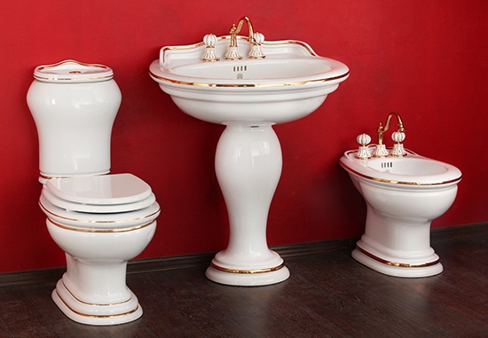 ML.MLD-25.702.D1/ML.MLD-25.748.D1/ML.OLV-29.012/ML.OLV-29.015/ML.OLV-29.014.BR Напольный унитаз моноблок Migliore Milady - Вид №1