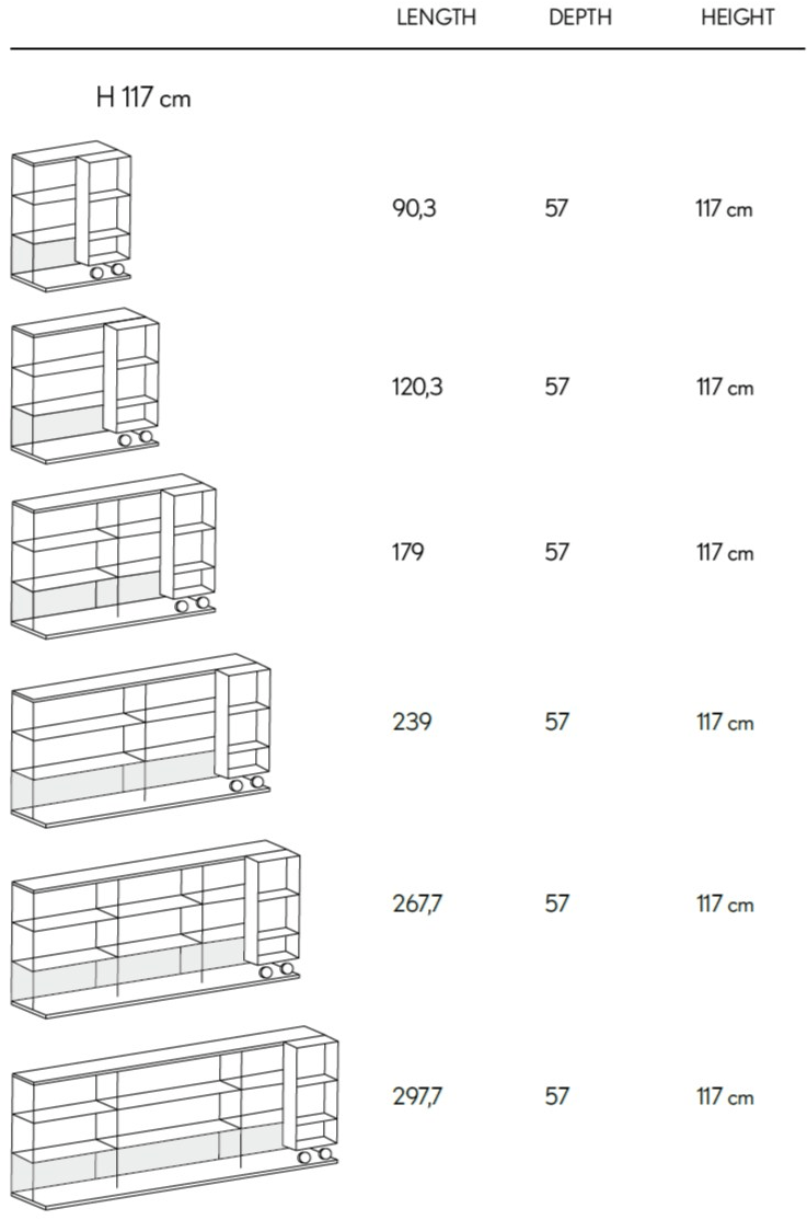 Punt Книжный шкаф с открытыми разделениями Literatura open sun-id-1462826 - Вид №22