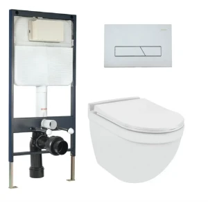 90793275 Комплект инсталляция с унитазом Jaquar JAQUAR-WC-SET-03 цвет белый STLM-1438069