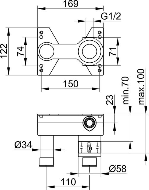 59916000070 Внутренний блок KEUCO Armaturenzubehör - Вид №2