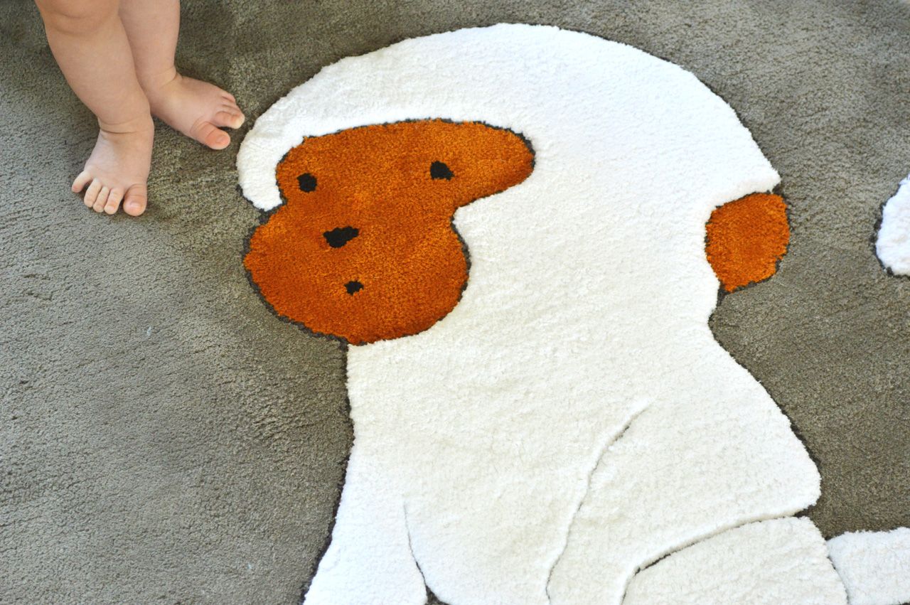 Круглый хлопковый коврик для детей Un Tapis à Paris Children ARCH-00032805 - Вид №1