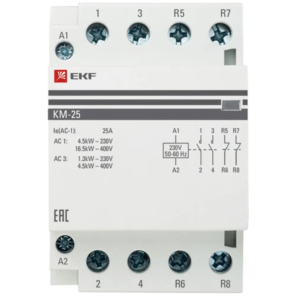 Контактор EKF КМ 2NC для эффективного управления мощными нагрузками 84579920 STLM-0052268 - Вид №1