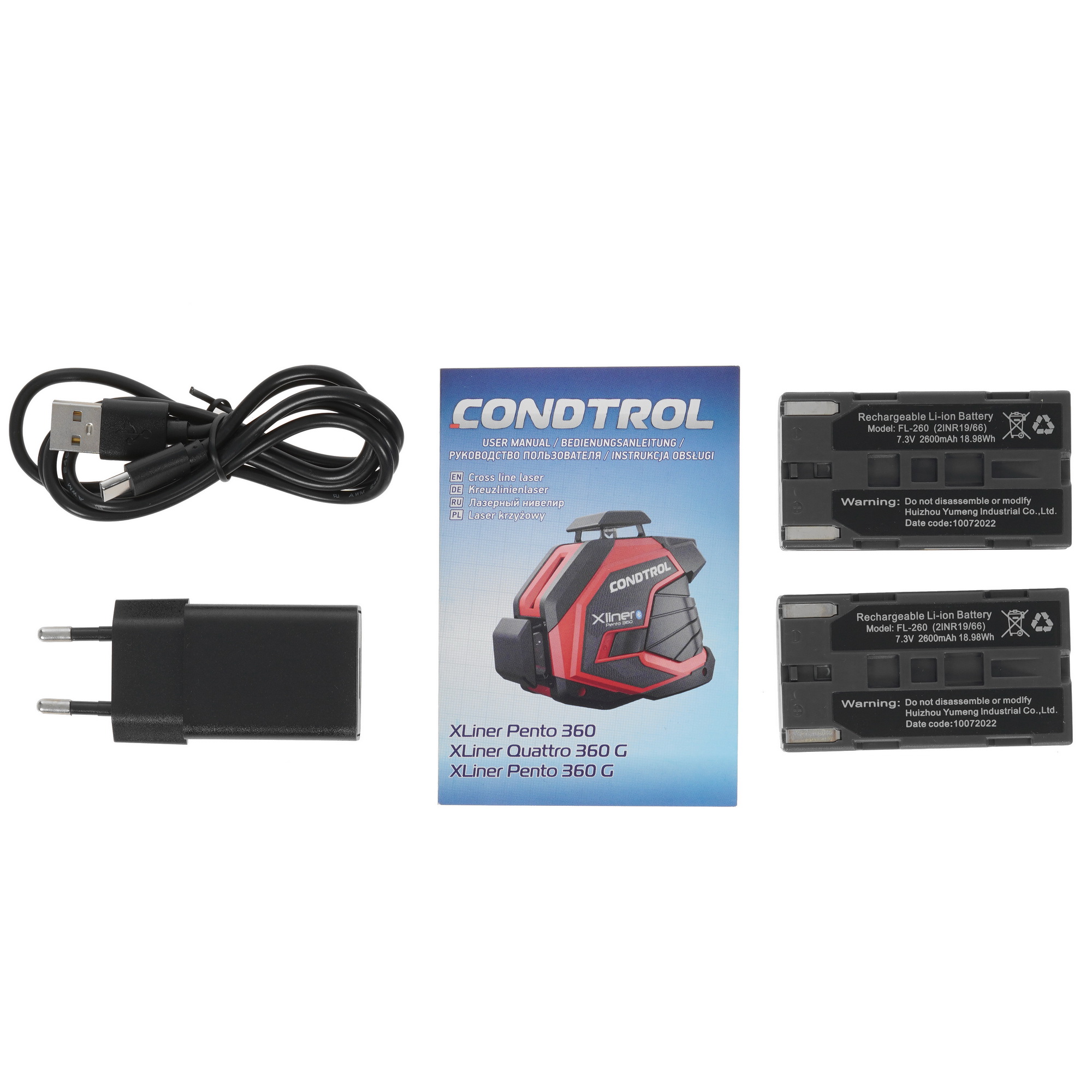 Лазерный нивелир Condtrol XLiner Pento 360 5083123 STDN-0046114 - Вид №7