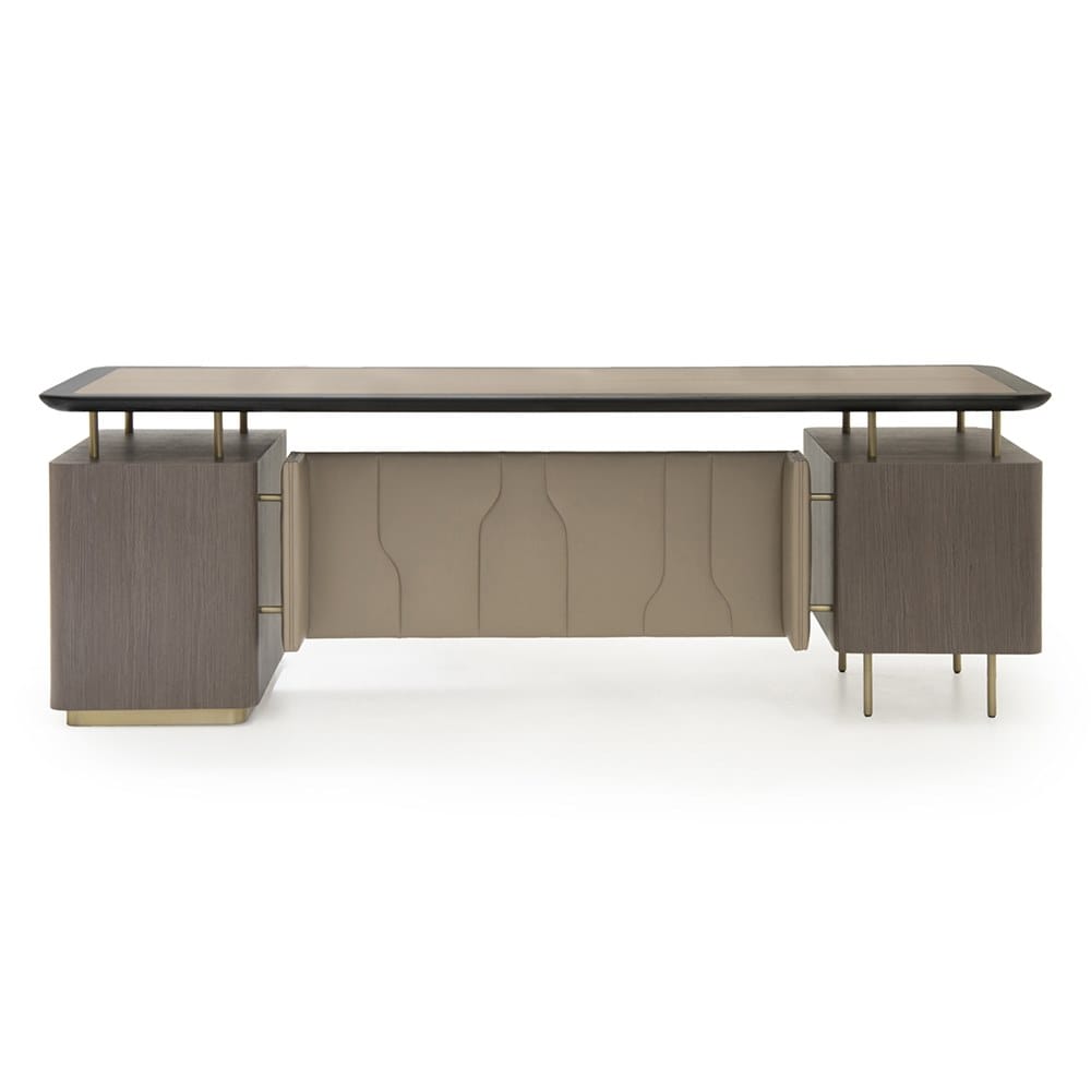 Кожаный исполнительный стол с ящиками Formitalia Panamera ARCH-00130661 - Вид №4