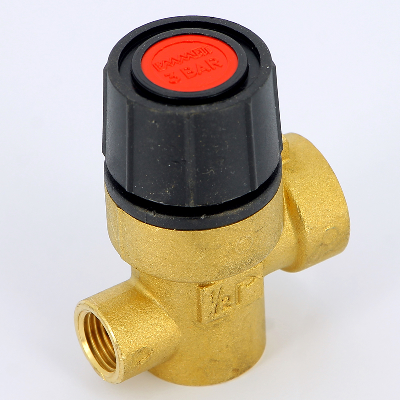 Клапан предохранительный ВВ с отверстием для манометра 1/4" EMMETI 1/2" 3 бар 00206080 - Вид №3