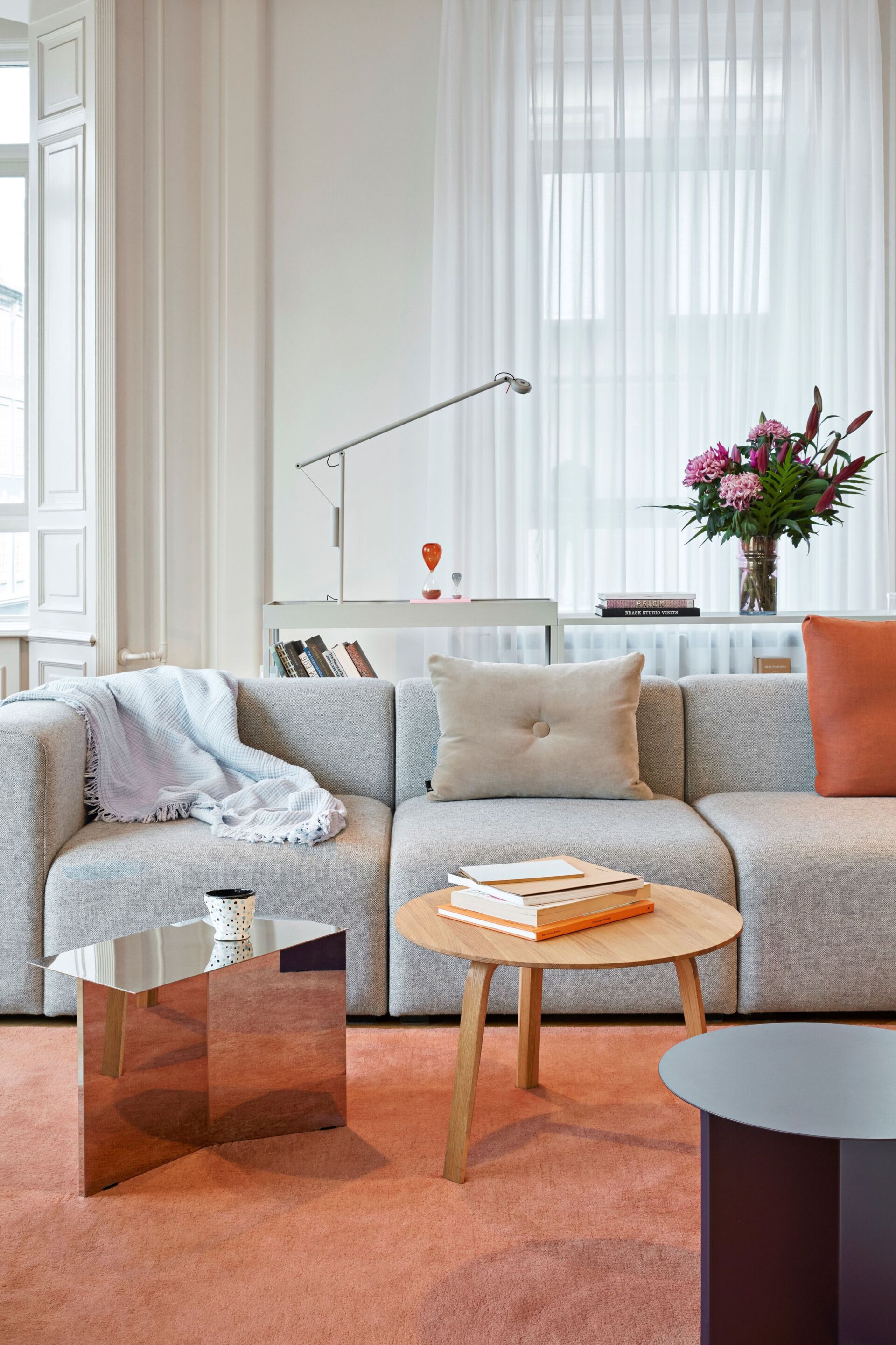 Прямоугольный стальной журнальный столик In Stock Hay ARCH-00007371