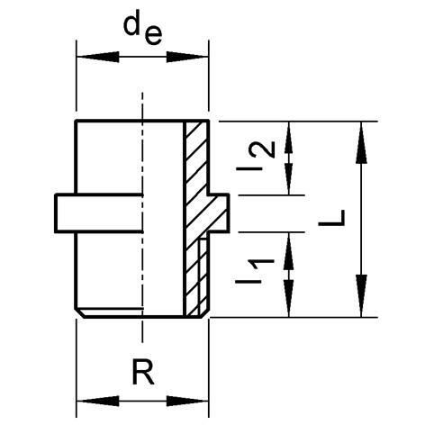 SANIT 227453000300040 Адаптер ниппель, PE 100, SDR 11, длинная, наружная резьба  - Вид №1