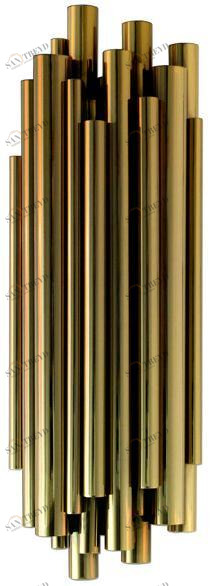 Delightfull Бра из латуни с прямым и отраженным светом Brubeck sun-id-1503812