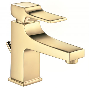 102808899  Смеситель для раковины с управлением Caro - золотой вид